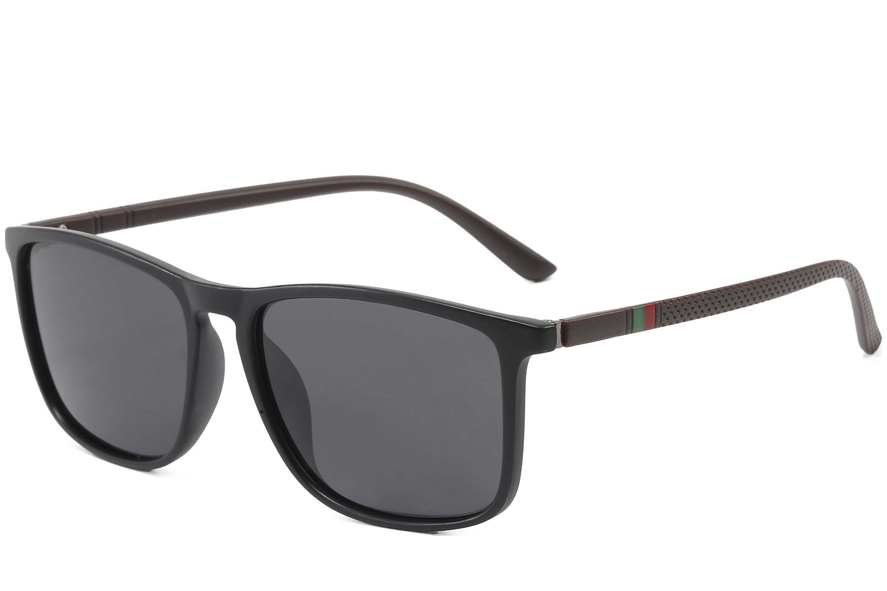BS2607-0695_Black_Rectangular_Plastic_Polarized Sunglasses_corner