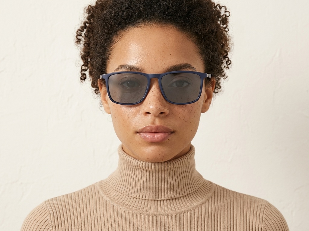 BS2607-0696_Blue_Rectangular_Plastic_Polarized Sunglasses-tryon_female
