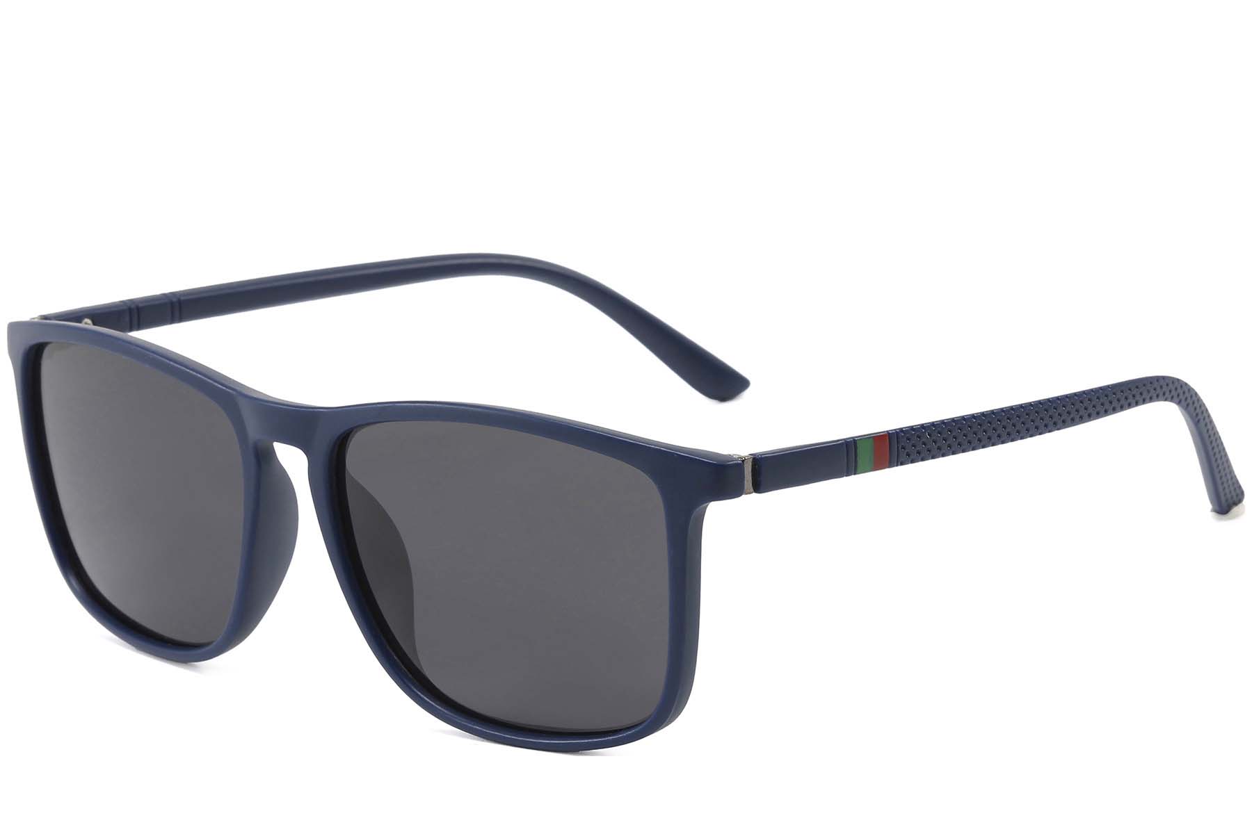 BS2607-0696_Blue_Rectangular_Plastic_Polarized Sunglasses_corner