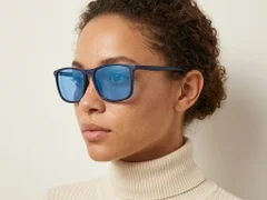 BS2607-0699_Blue_Rectangular_Plastic_Polarized Sunglasses-tryon_female