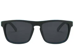 BS2607-0703_Black_Aviator_Plastic_Polarized Sunglasses_front