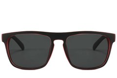 BS2607-0706_Black_Aviator_Plastic_Polarized Sunglasses_front