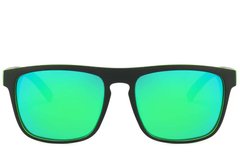 BS2607-0710_Black_Aviator_Plastic_Polarized Sunglasses_front