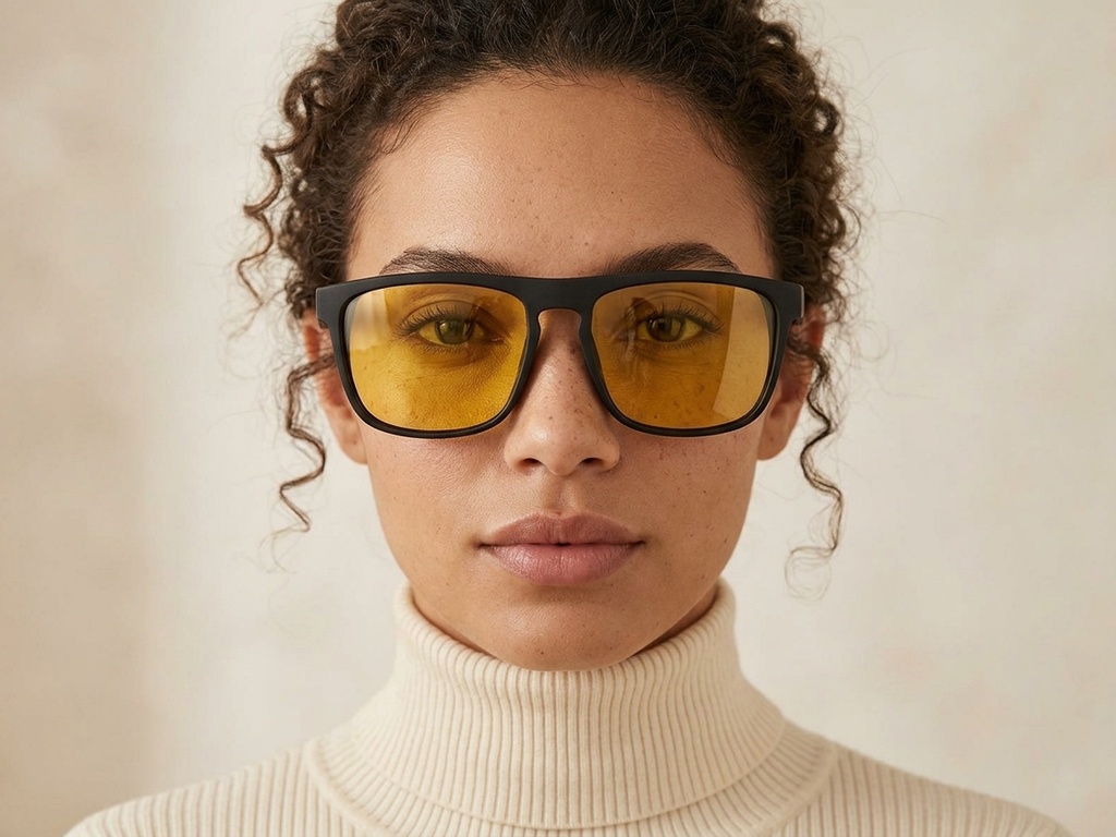 BS2607-0713_Black_Aviator_Plastic_Polarized Sunglasses-tryon_female