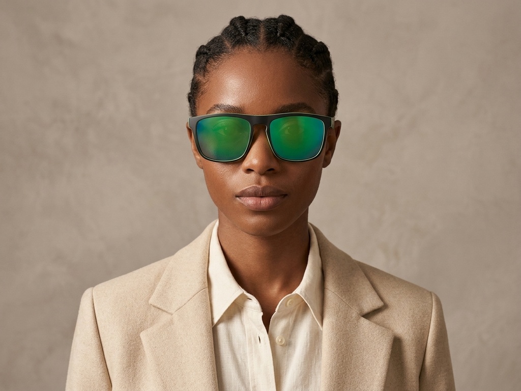 BS2607-0714_Black_Aviator_Plastic_Polarized Sunglasses-tryon_female