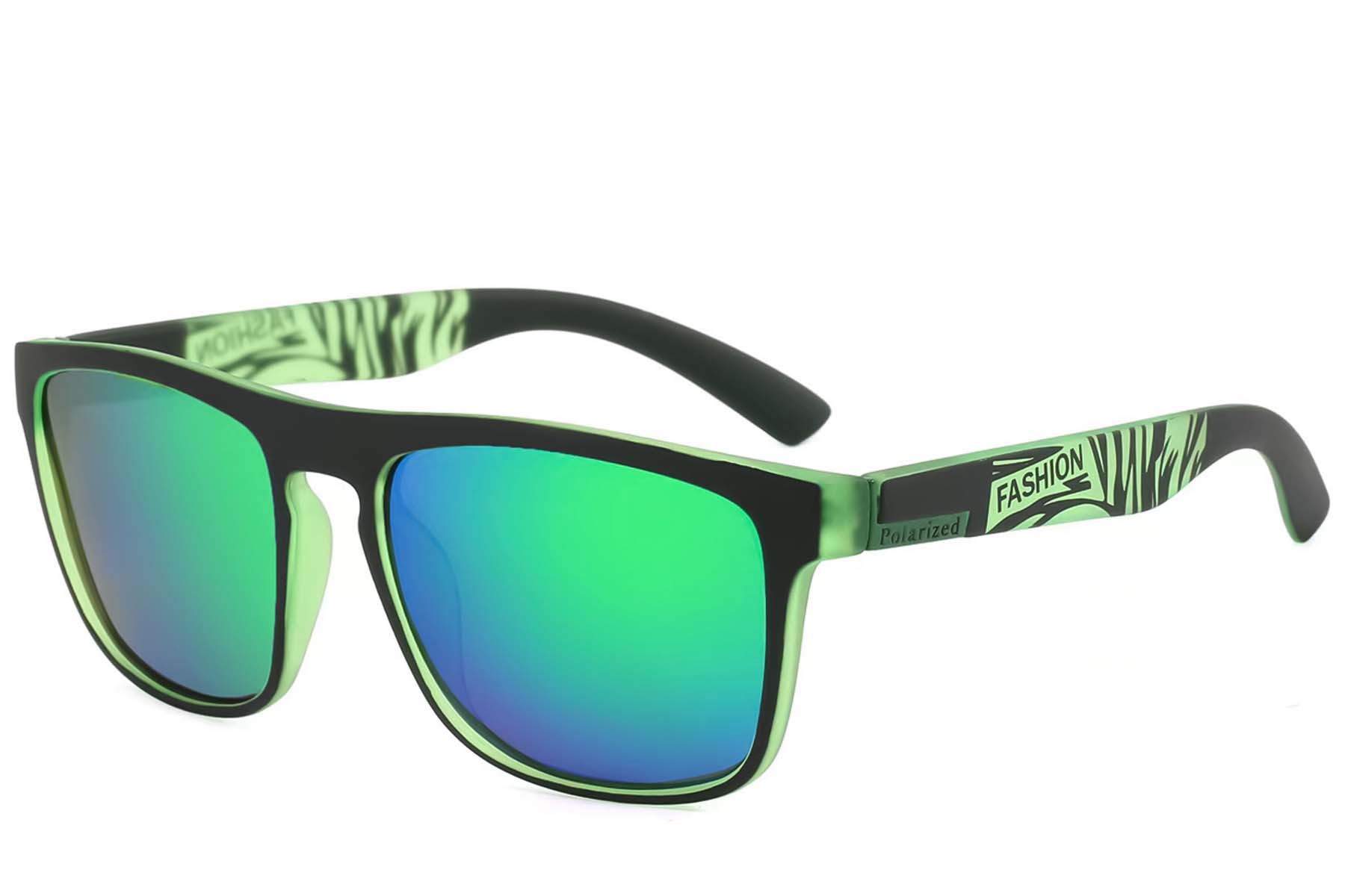 BS2607-0714_Black_Aviator_Plastic_Polarized Sunglasses_corner