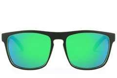 BS2607-0714_Black_Aviator_Plastic_Polarized Sunglasses_front