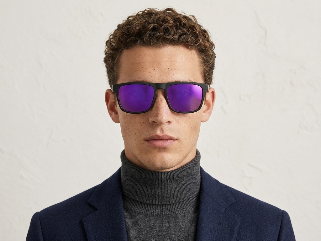 BS2607-0716_Black_Aviator_Plastic_Polarized Sunglasses-tryon_male