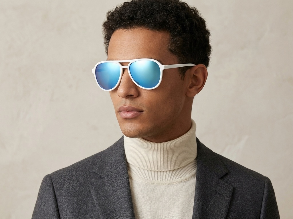 BS2607-0728_White_Aviator_Plastic_Polarized Sunglasses-tryon_male