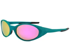 BS2607-0736_Green_Oval_Plastic_Polarized Sunglasses_corner