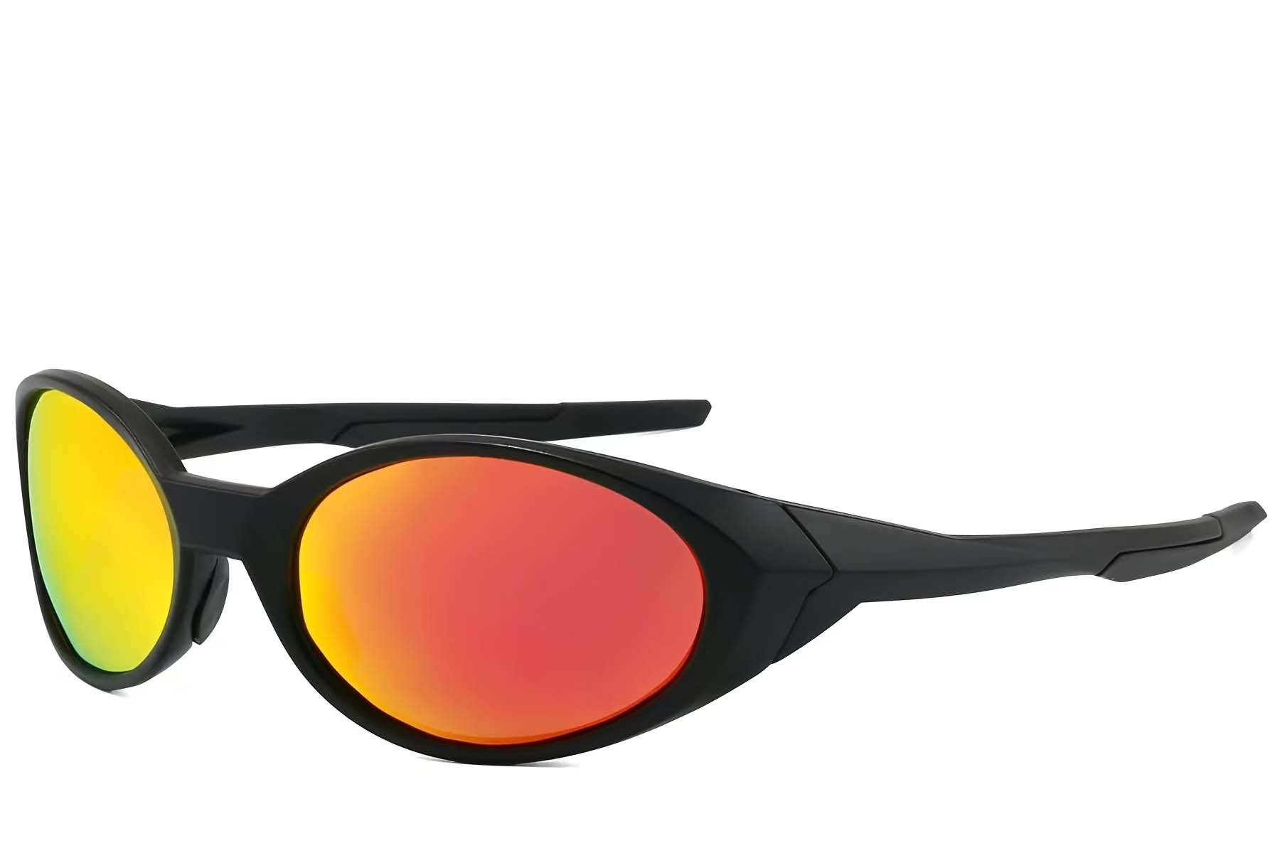 BS2607-0737_Black_Oval_Plastic_Polarized Sunglasses_corner
