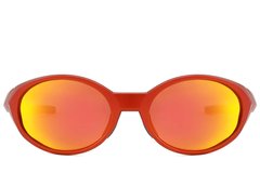 BS2607-0738_Red_Oval_Plastic_Polarized Sunglasses_front