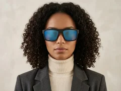 BS2607-0741_Black_Aviator_Plastic_Polarized Sunglasses-tryon_female