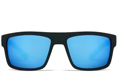 BS2607-0741_Black_Aviator_Plastic_Polarized Sunglasses_front