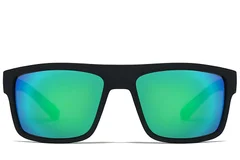 BS2607-0742_Black_Aviator_Plastic_Polarized Sunglasses_front