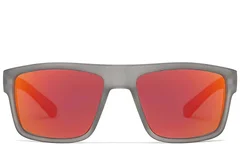 BS2607-0744_Grey_Aviator_Plastic_Polarized Sunglasses_front