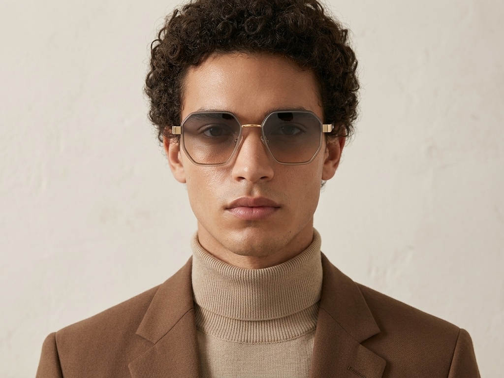 BS2607-0746_Golden_Geometric_Metal_Sunglasses-tryon_male
