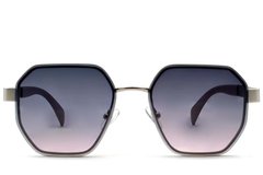 BS2607-0748_Silver_Geometric_Metal_Sunglasses_front