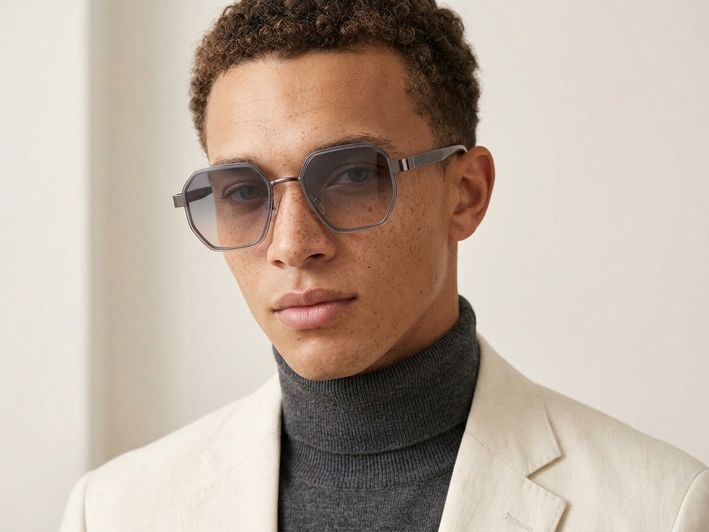 BS2607-0749_Grey_Geometric_Metal_Sunglasses-tryon_male
