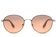 BS2607-0758_Silver_Oval_Metal_Sunglasses_front