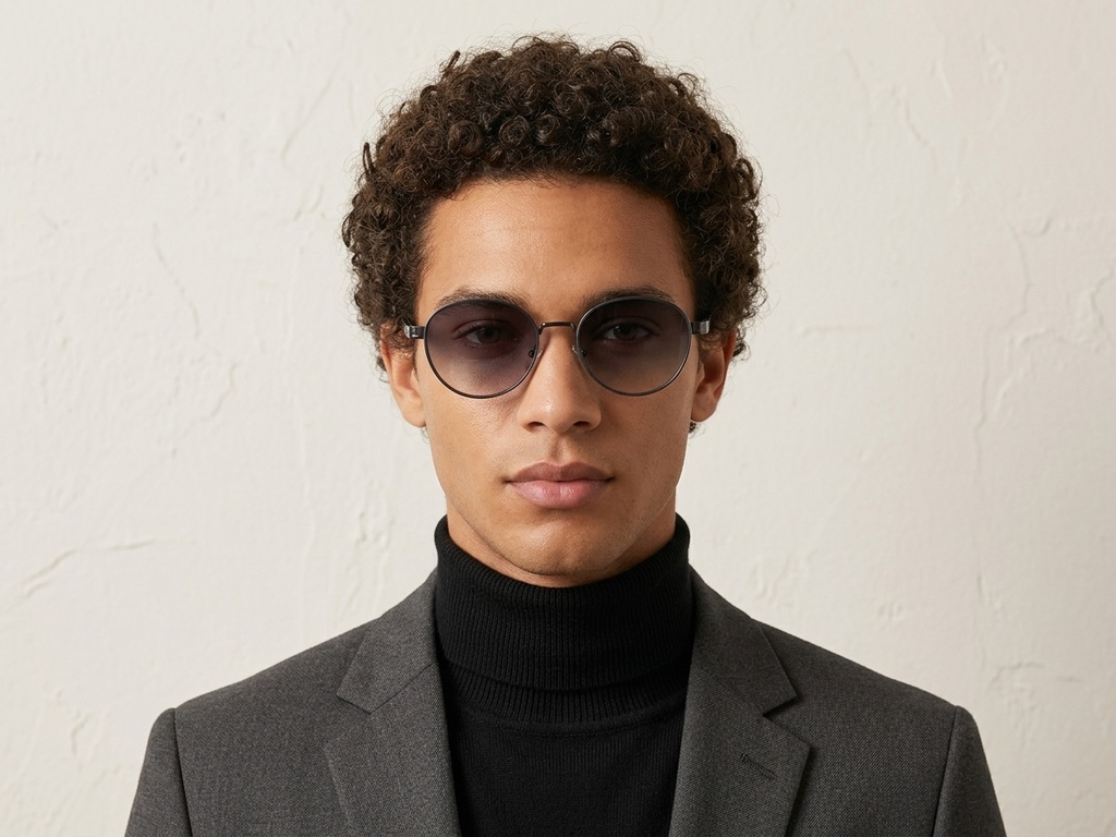 BS2607-0759_Grey_Oval_Metal_Sunglasses-tryon_male