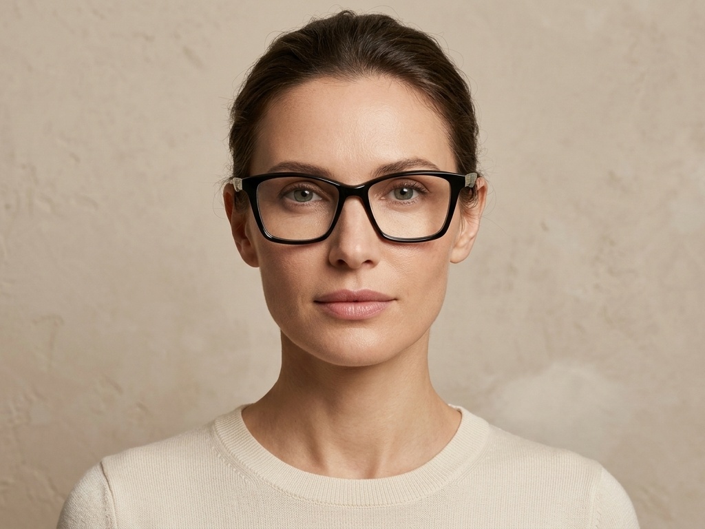 BS2607-0768_Black_Rectangular_Acetate_Glasses-tryon_female