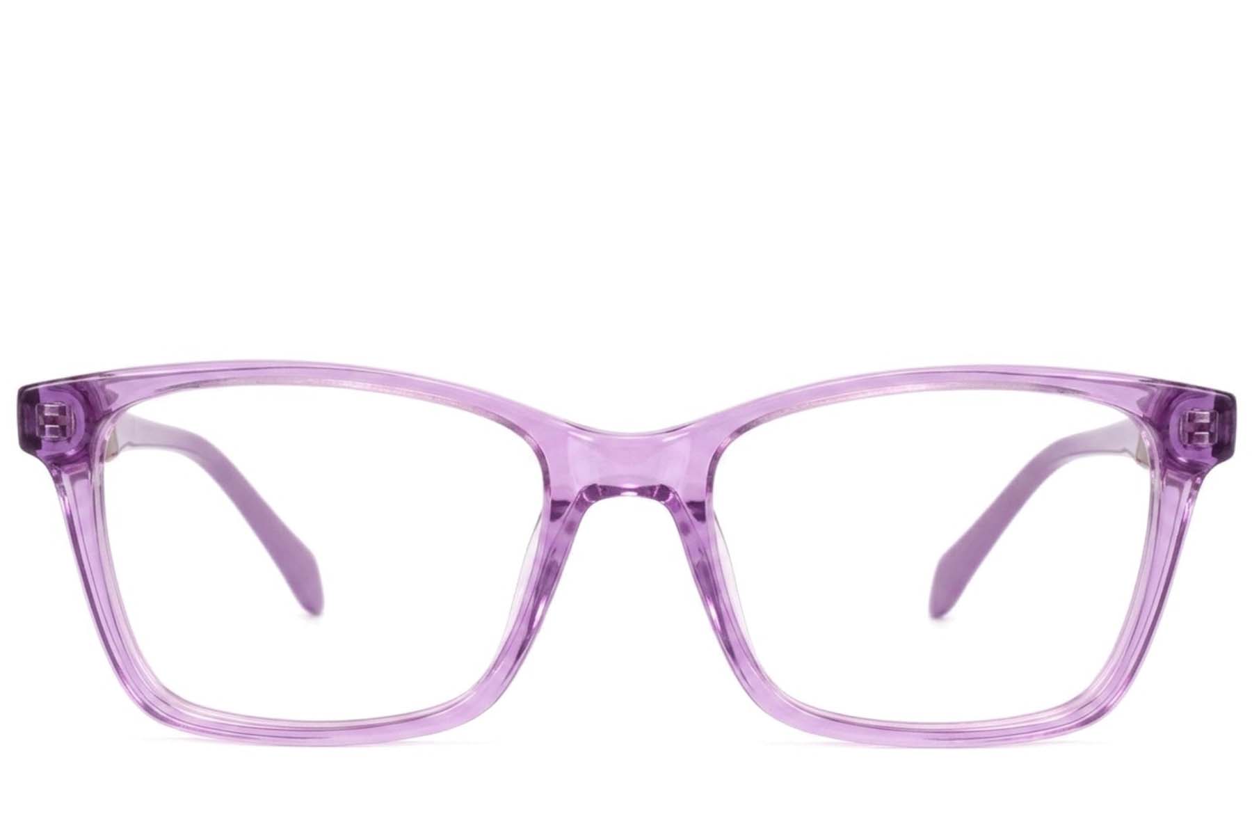 BS2607-0769_Purple_Rectangular_Acetate_Glasses-front