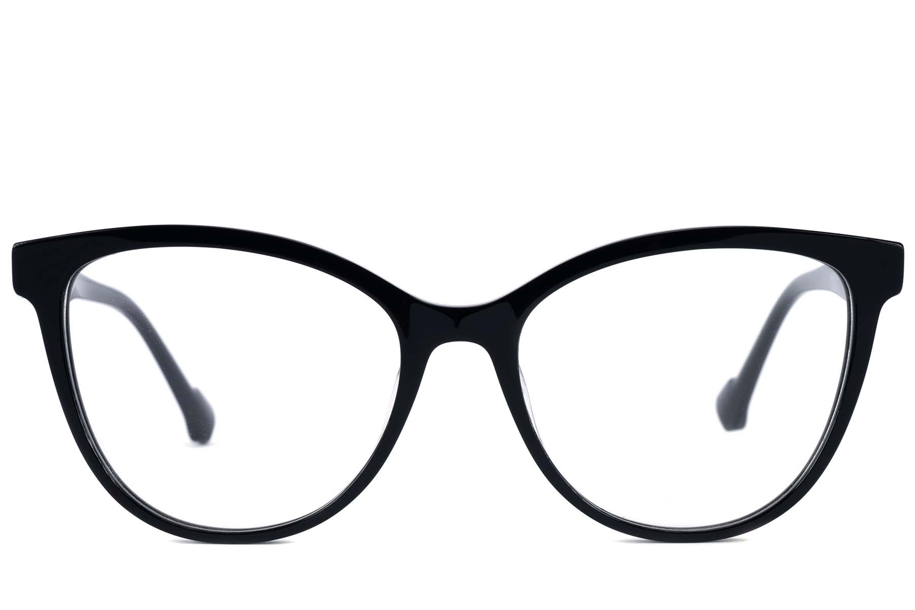 BS2607-0817_Black_Butterfly_Acetate_Glasses_front