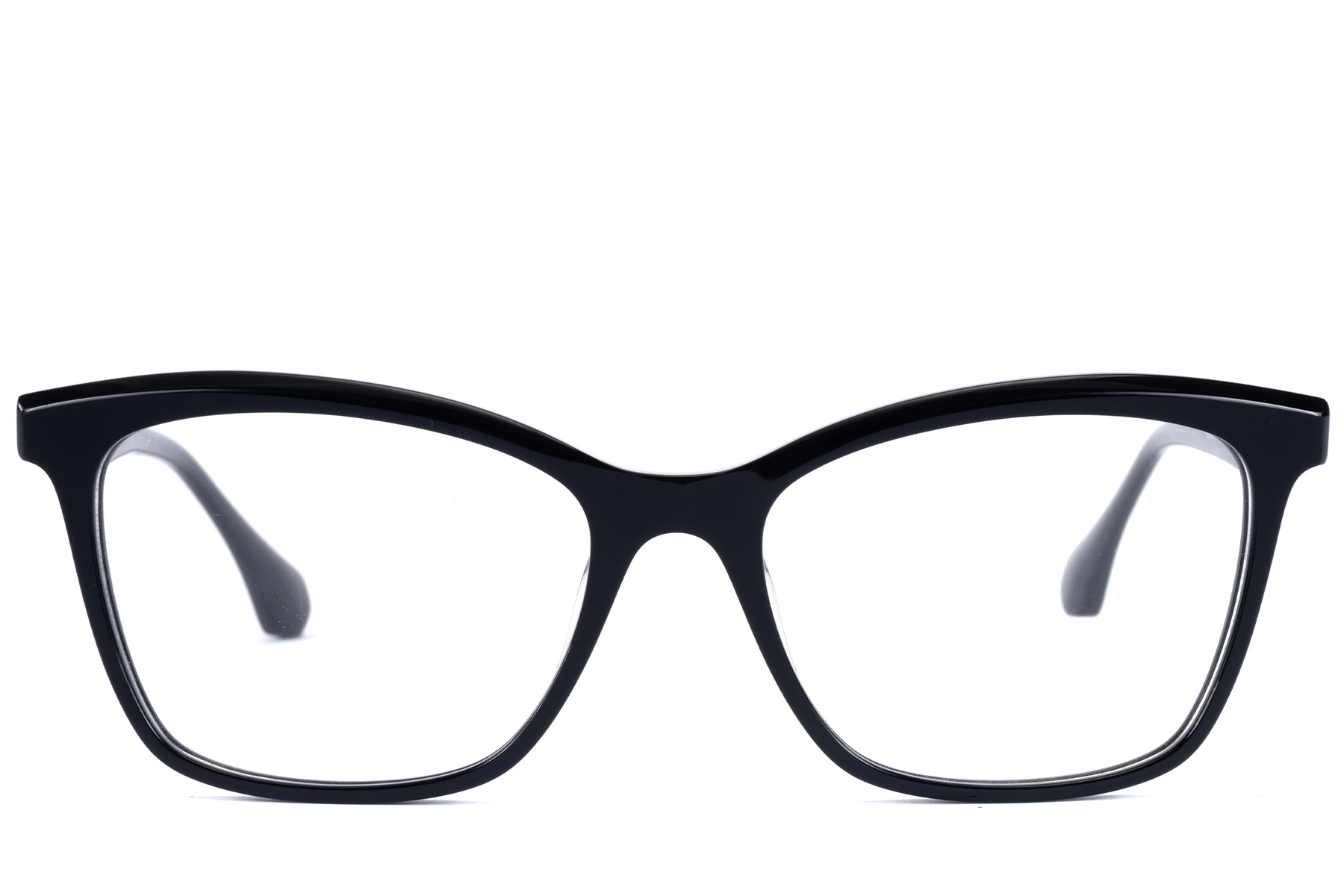 BS2607-0836_Black_Butterfly_Acetate_Glasses_front