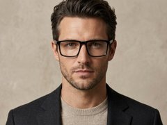 BS2607-0903_Black_Rectangular_Acetate_Glasses-tryon_male