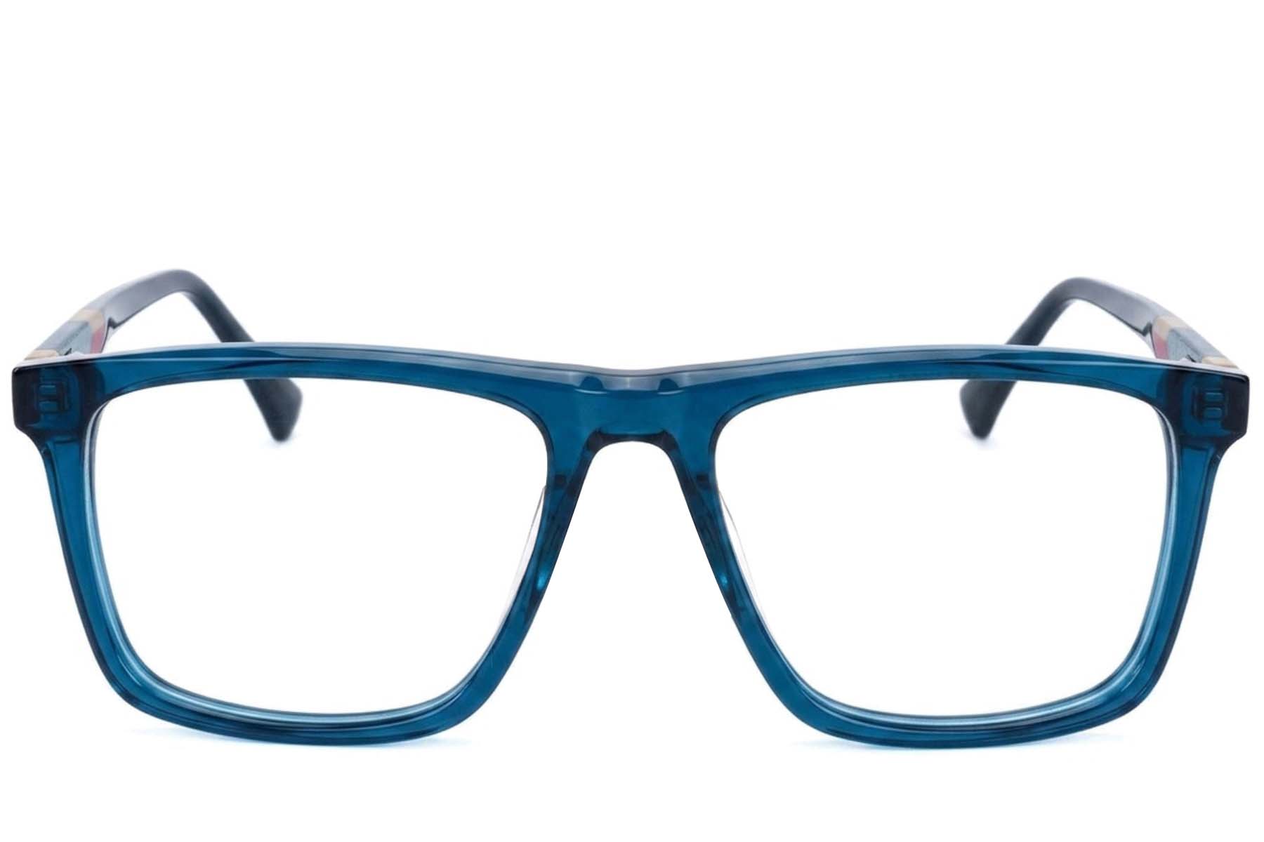 BS2607-0909_Blue_Rectangular_Acetate_Glasses-front
