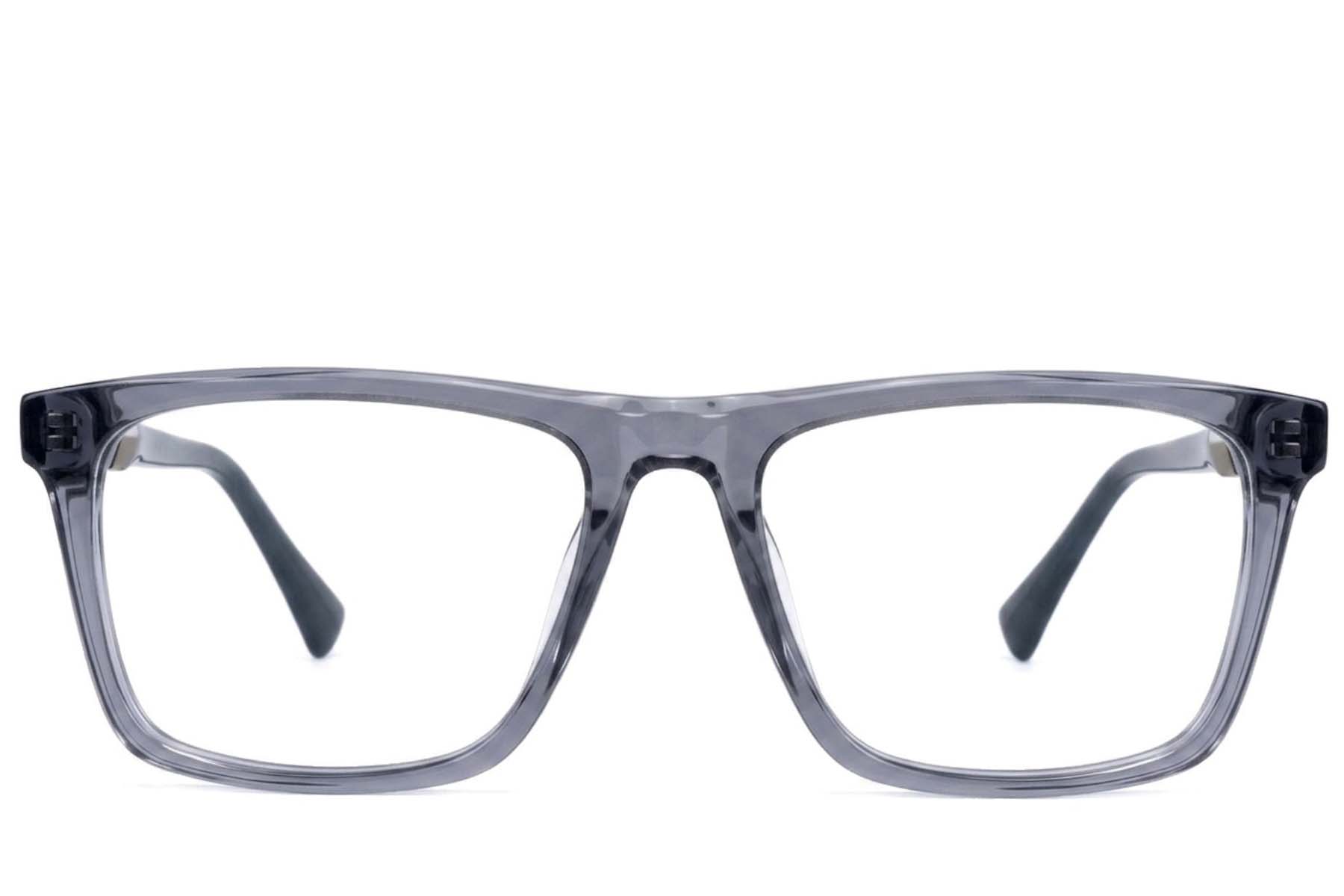 BS2607-0911_Grey_Rectangular_Acetate_Glasses-front