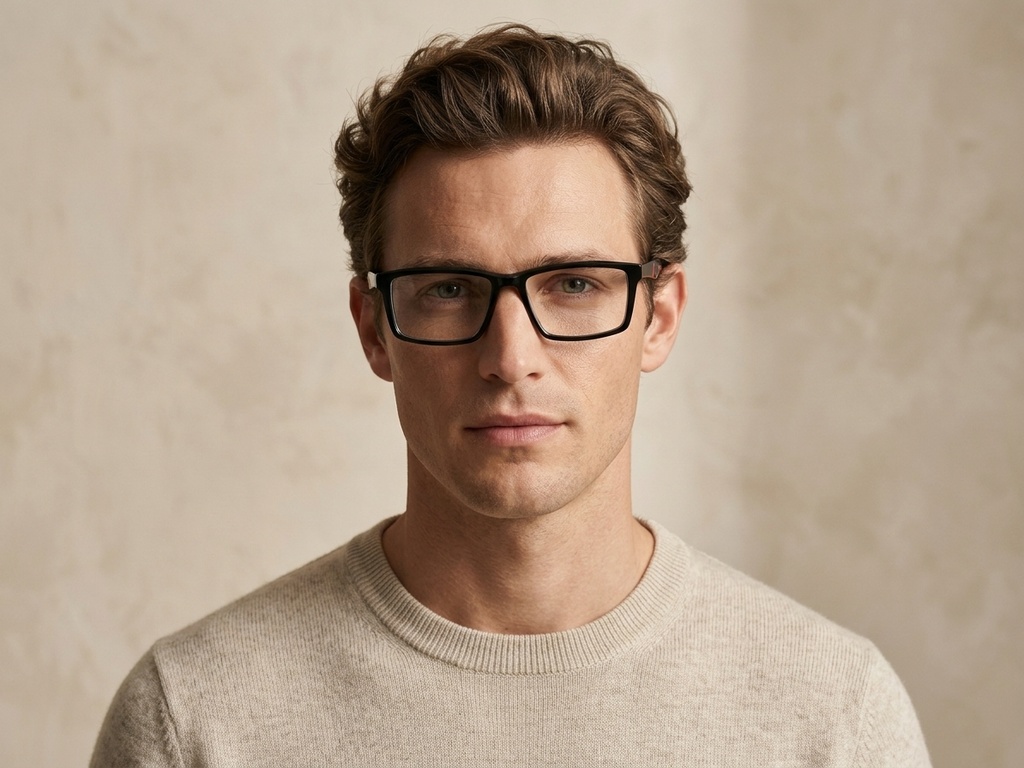 BS2607-0913_Black_Rectangular_Acetate_Glasses-tryon_male