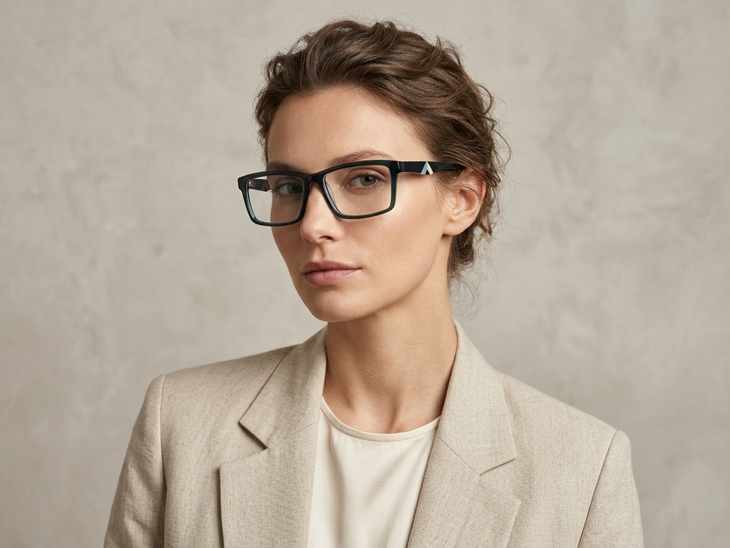 BS2607-0914_Green_Rectangular_Acetate_Glasses-tryon_female