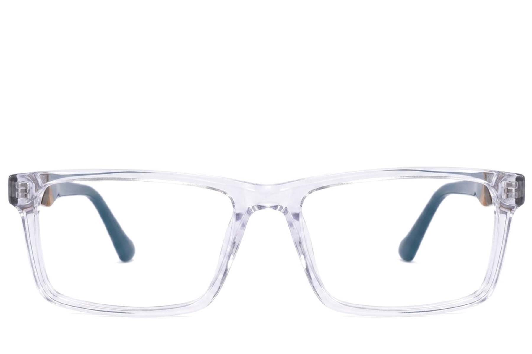 BS2607-0915_Transparent_Rectangular_Acetate_Glasses-front
