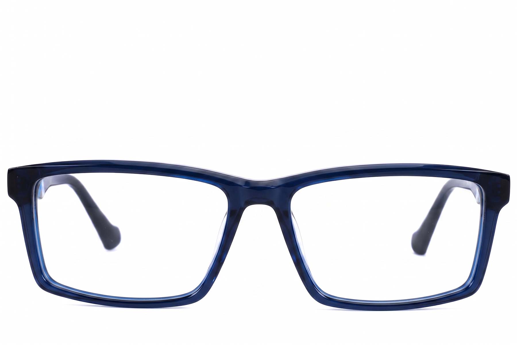 BS2607-0916_Blue_Rectangular_Acetate_Glasses-front