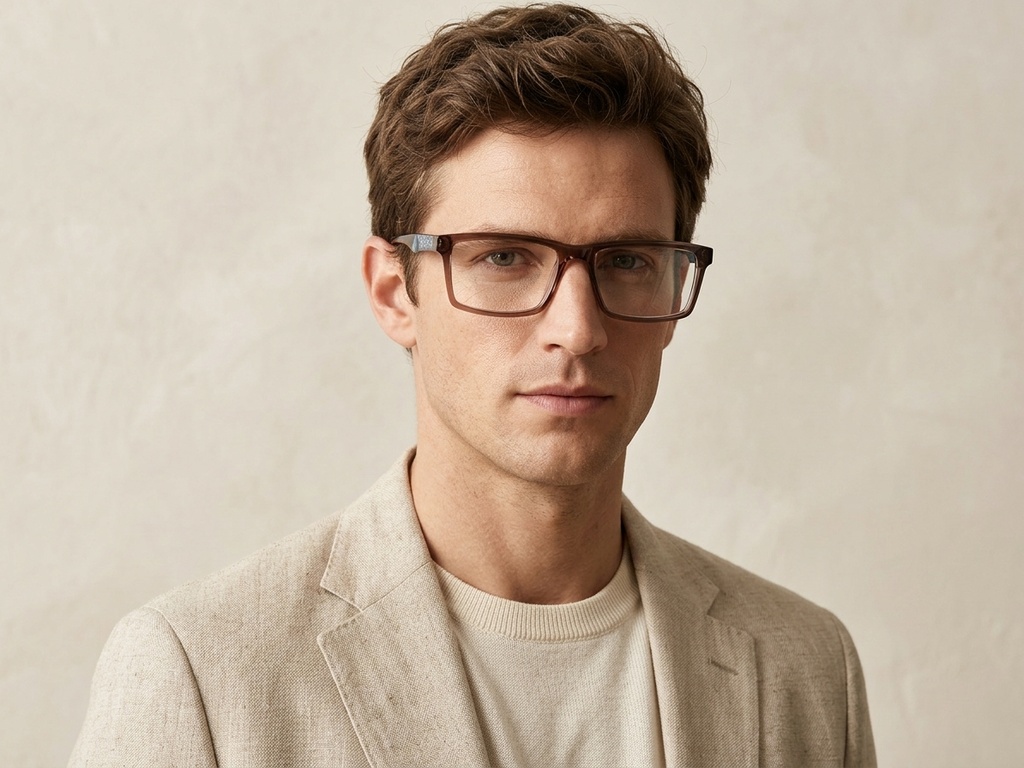 BS2607-0917_Brown_Rectangular_Acetate_Glasses-tryon_male