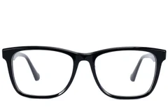 BS2607-0918_Black_Rectangular_Acetate_Glasses_front
