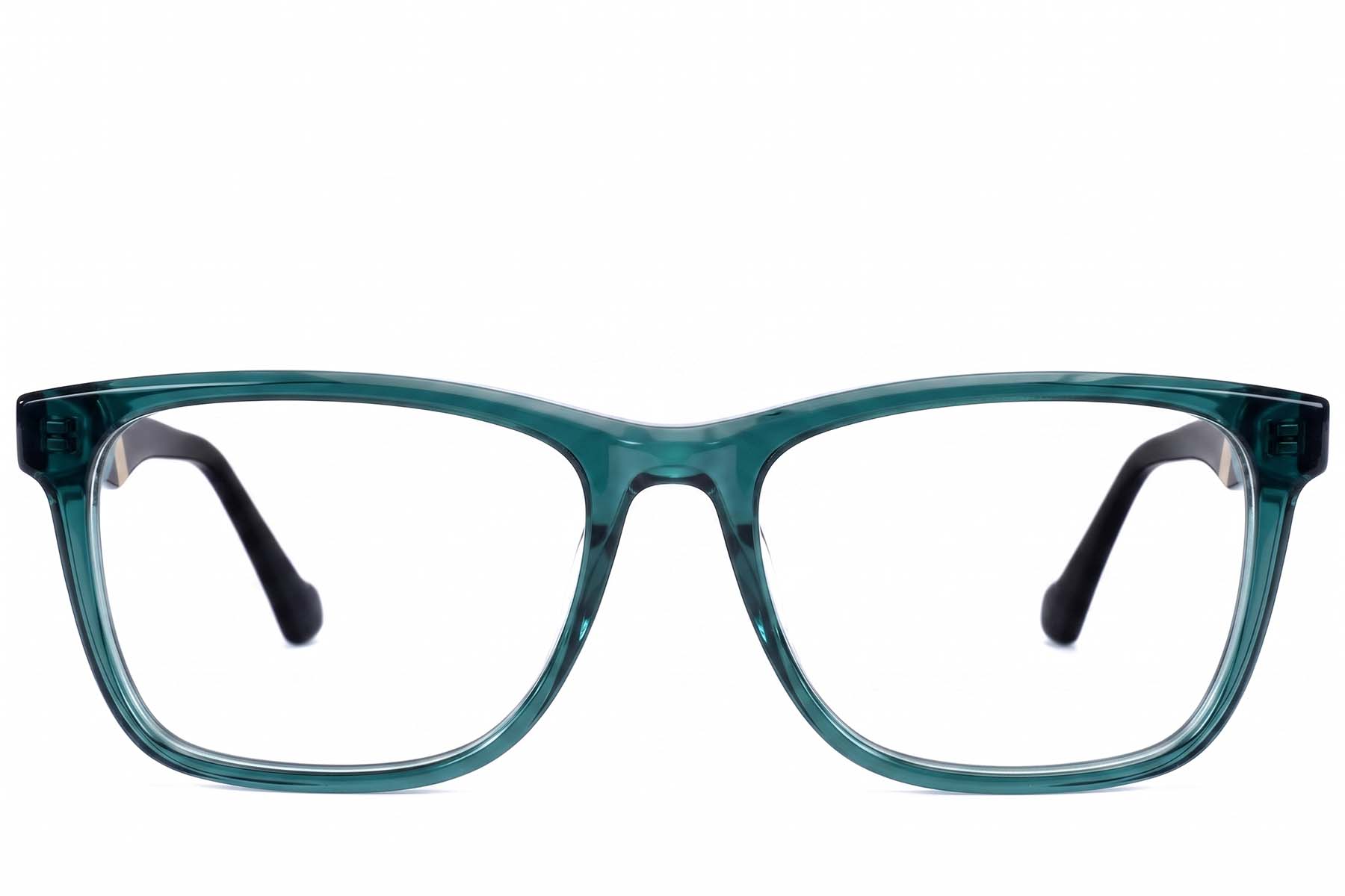BS2607-0919_Green_Rectangular_Acetate_Glasses-front