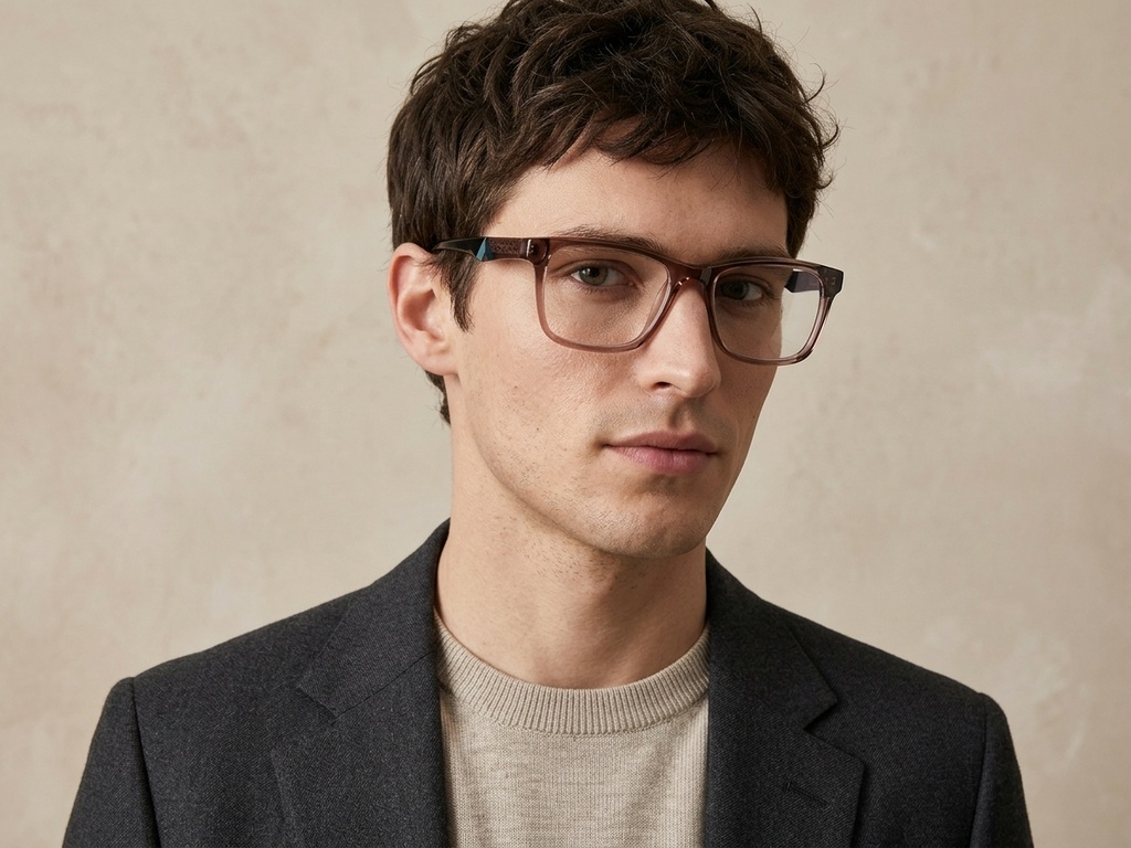 BS2607-0922_Brown_Rectangular_Acetate_Glasses-tryon_male