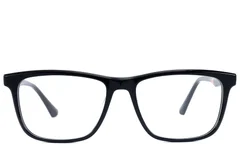 BS2607-0933_Black_Rectangular_Acetate_Glasses_front