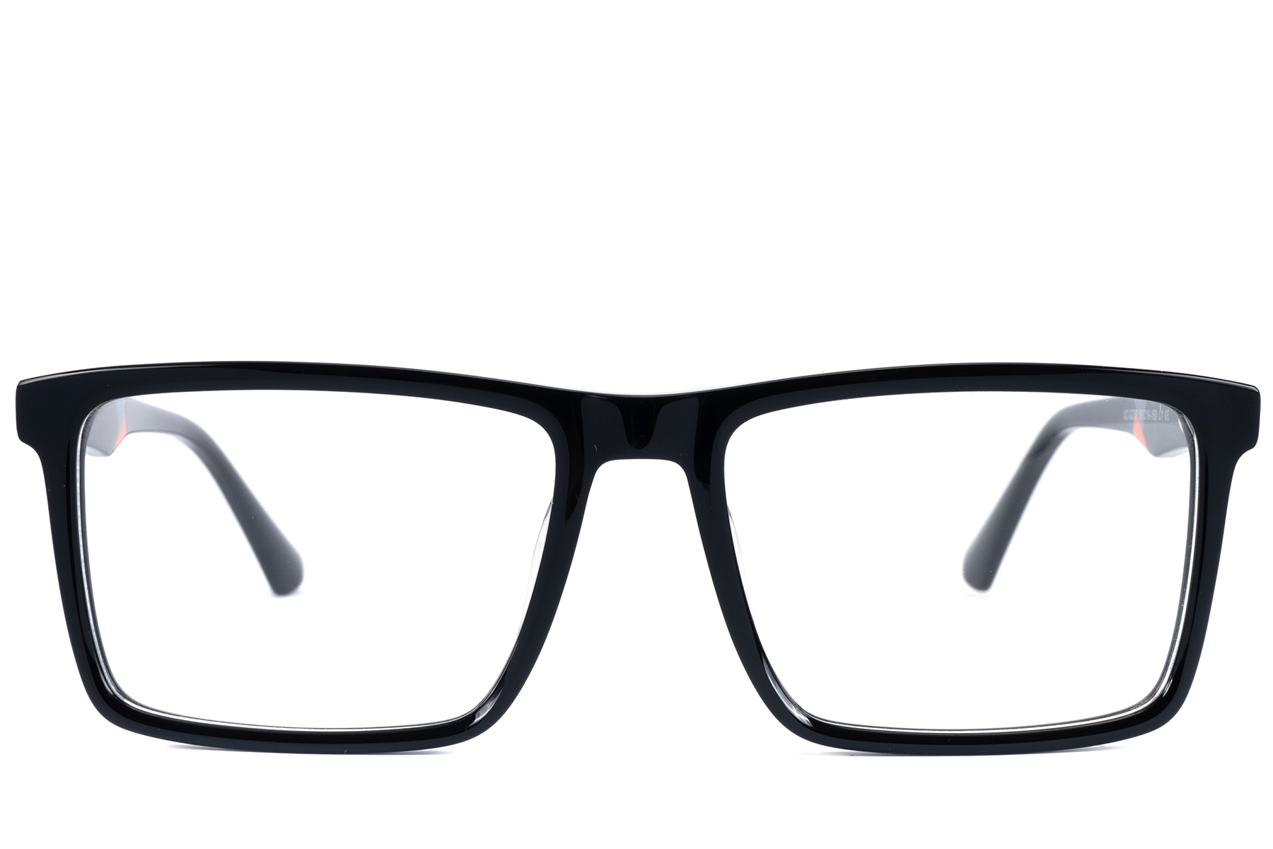 BS2607-0938_Black_Aviator_Acetate_Glasses_front
