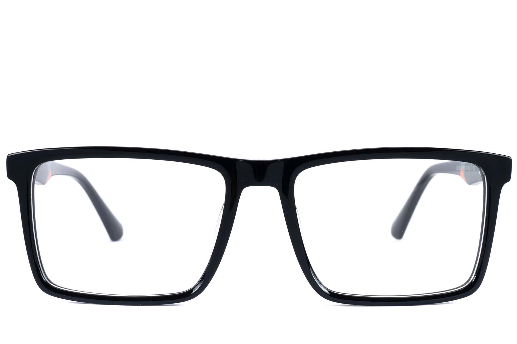 BS2607-0938_Black_Aviator_Acetate_Glasses_front