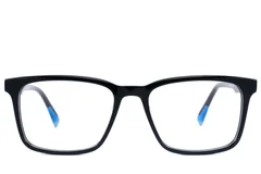 BS2607-0943_Black_Rectangular_Acetate_Glasses_front