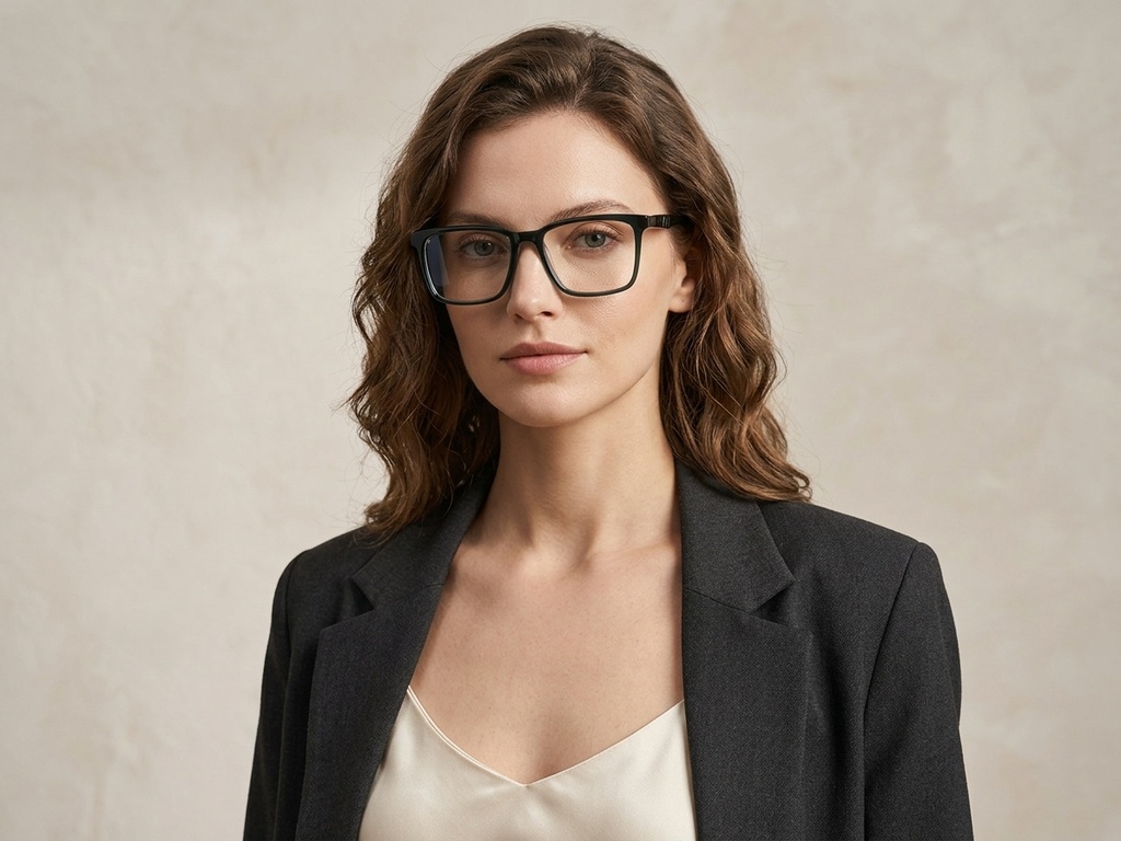 BS2607-0944_Green_Rectangular_Acetate_Glasses-tryon_female