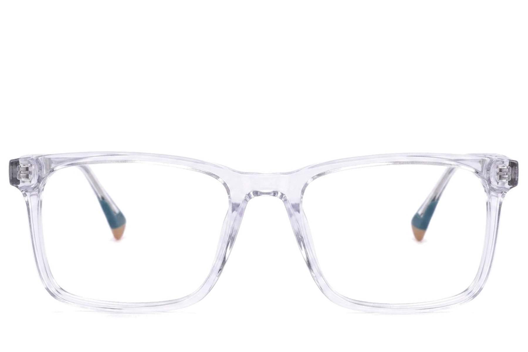 BS2607-0947_Transparent_Rectangular_Acetate_Glasses-front
