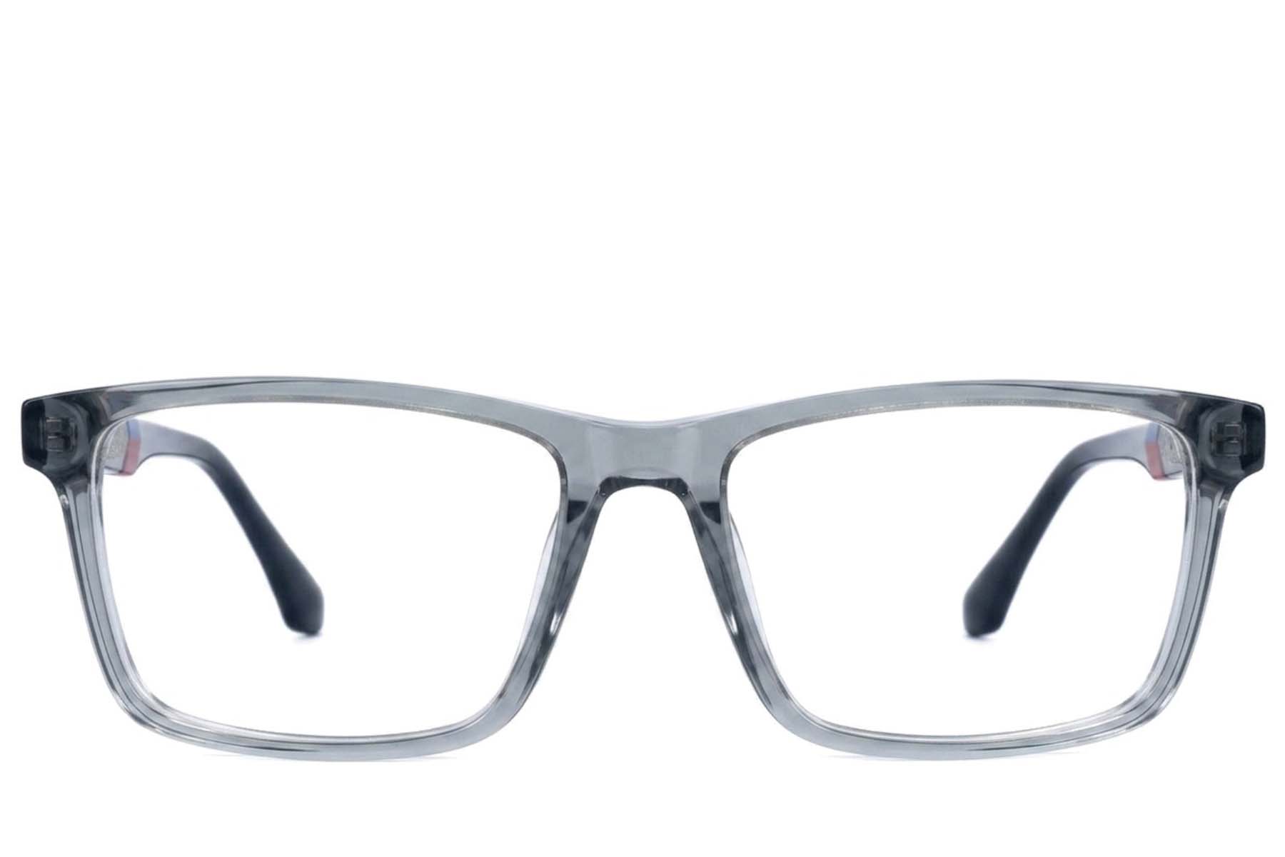 BS2607-0950_Grey_Rectangular_Acetate_Glasses-front