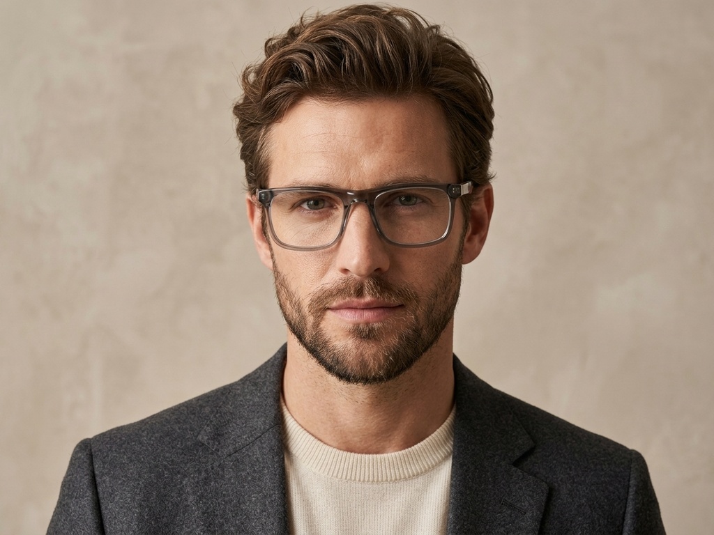BS2607-0955_Grey_Rectangular_Acetate_Glasses-tryon_male