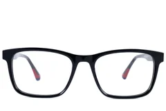 BS2607-0963_Black_Oval_Acetate_Glasses_front