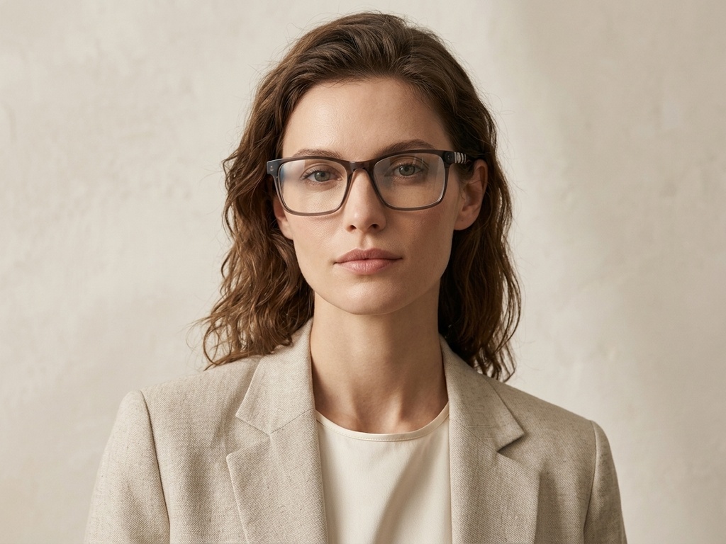 BS2607-0965_Grey_Oval_Acetate_Glasses-tryon_female